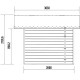 Casetta da giardino in legno composito grigio scuro da 28 mm con telaio antracite 7,78 m² PREMIUM - Woodlife Garden