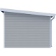 Casetta da giardino + terrazza con tetto a falda unica in legno composito grigio chiaro da 28 mm 15m² PREMIUM - Woodlife Garden