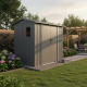 Casetta da giardino in acciaio zincato Roka 4,08 m² + kit di ancoraggio - X-Métal