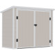 Box da giardino in resina - copri-pattumiera beige 1,79m² JOBU