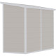 Box da giardino in resina - copri-pattumiera beige 1,79m² JOBU