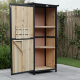 Armadio da giardino in legno termotrattato e laccato FSC 69x52x142cm - Arbor