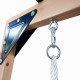 Parco giochi in legno termotrattato BUFFALO con 2 altalene, 1 trapezio e 1 scivolo - Abracadaprout