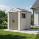 Casetta da giardino in HDPE SunLife beige 4,97 m² + pavimento - JOBU