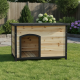 Cuccia in legno termotrattato FSC 104x66x70cm per cani di taglia media - Shelty Pet