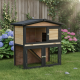 Gabbia da esterno in legno FSC termotrattato 101x55x100cm - Shelty Pet