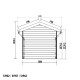 Casetta da giardino + terrazza in legno composito 28mm antracite 15m² PREMIUM - Woodlife Garden