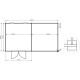 Casetta da giardino monofalda in composito con telaio in alluminio grigio scuro, 7,8 m² + terrazza 7,8 m² - Woodlife Garden