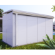Kit grondaia per casetta da giardino modulare isolata 3x2m o 3x3m o 4x2m o 4x3m bianca - Everbox