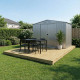 Kit di fondazione in legno trattato in autoclave 12m² per l'installazione di casette da giardino - Gardy Shelter
