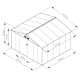 Casetta in lamiera 10,85 m² PLUS antracite + set di montaggio X-METAL