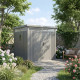 Casetta da giardino in acciaio zincato Kosto 5,29m² + kit di ancoraggio - X-Metal