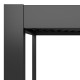 Pergola bioclimatica NEWSTEEL in acciaio zincato laccato antracite, 3x3m - X-METAL