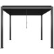 Pergola bioclimatica NEWSTEEL in acciaio zincato laccato antracite, 3x3m - X-METAL
