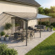 Pergola addossata regolabile - copertura in alluminio 3,05x6,18m X-METAL