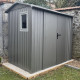 Casetta da giardino in acciaio zincato Roka 4,08 m² + kit di ancoraggio - X-Métal