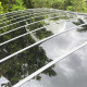 Tettoia doppia 30m² in alluminio laccato bianco e policarbonato trasparente EAGLE X-METAL