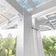 Kit di montaggio per carport Eagle con struttura a Y bianco - X-METAL