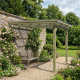  Pergola addossata in legno Eco2A con tetto in PVC di 7,43m² - Karibu