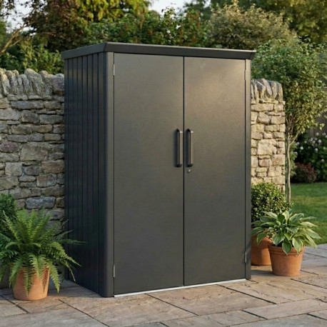 Armadio da giardino in metallo antracite Kosto 2240L - X-METAL