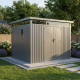 Casetta da giardino in acciaio zincato Kosto 8,64m² + kit di ancoraggio - X-Metal