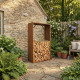 Legnaia in acciaio Corten 90x180cm - X-metal