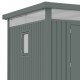 Casetta da giardino Kosto da 5,29 m² in acciaio zincato verde salvia + kit di ancoraggio - X-Metal
