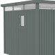 Casetta da giardino Kosto da 8,64 m² in acciaio zincato, verde salvia + kit di ancoraggio - X-Metal