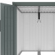 Casetta in metallo per 4 biciclette Kosto 2,74 m² verde salvia - X-METAL