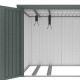 Casetta in metallo per 4 biciclette Kosto 3,7 m² verde salvia - X-METAL