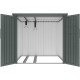 Casetta in metallo per 4 biciclette Kosto 3,7 m² verde salvia - X-METAL