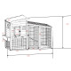 Gabbia da esterno in legno termo-trattato  e certificato FSC con rivestimento isolante, 153x64,5x103,5 cm - Shelty Pet