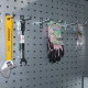 Pannello forato + 6 ganci - Kosto - X-METAL
