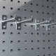 Pannello forato + 6 ganci - Kosto - X-METAL