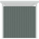 Pareti aggiuntive in acciaio zincato verde salvia da 0,4 mm per tettoie Kosto, larghezza 211 cm - X-METAL