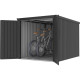 Casetta Kosto in metallo antracite per 4 biciclette 3,7 m² - X-METAL