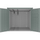 Casetta in metallo per 4 biciclette Kosto 3,7 m² verde salvia - X-METAL