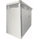Pluviali per grondaie grigie- confezione da 2 - per casetta da giardino WoodSteel X-METAL