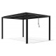 Pergola bioclimatica autoportante in alluminio antracite, 4x3 m, H.250cm - X-METAL