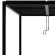 Pergola bioclimatica autoportante in alluminio antracite, 4x3 m, H.250cm - X-METAL
