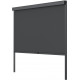 Tenda laterale scorrevole color antracite da 270 cm per pergola bioclimatica in alluminio X-METAL