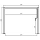 Pergola bioclimatica autoportante in alluminio antracite, 3x3 m, H.250cm - X-METAL