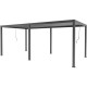 Pergola bioclimatica autoportante NEWSTEEL in acciaio zincato laccato antracite, 3x5,8 m H250 cm - X-METAL