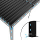 Pergola bioclimatica autoportante in alluminio antracite, 5,8 x 3 m, H 250 cm - X-METAL