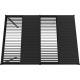 Pergola bioclimatica autoportante in alluminio antracite, 5,8 x 3 m, H 250 cm - X-METAL