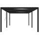 Pergola bioclimatica autoportante in alluminio antracite, 5,8 x 3 m, H 250 cm - X-METAL
