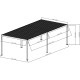 Pergola bioclimatica autoportante motorizzata in alluminio antracite, 3x5,8 m - con telecomando - X-METAL