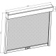 Tenda laterale motorizzata color antracite 370 cm per pergola bioclimatica - X-METAL