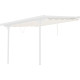 Tenda ombreggiante retrattile beige per pergola 300x315x240/290