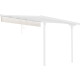 Tenda ombreggiante retrattile beige per pergola 300x315x240/290